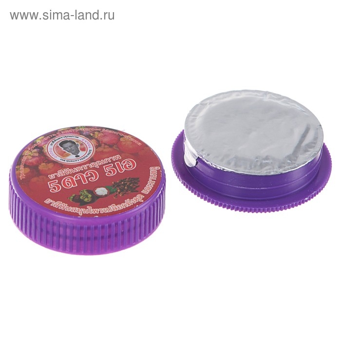 Зубная паста 5 Star Cosmetic с травами и экстрактом мангостина, 25 г