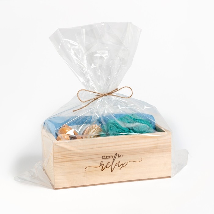 Набор подарочный Этель Time to relax, полотенце и аксессуары