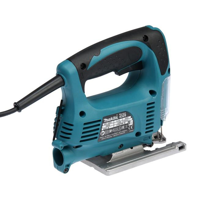 Лобзик Makita 4329, 450 Вт, 500-3100 об/мин, пропил 65 мм, регулировка оборотов Лобзик Makita 4329, 450 Вт, 500-3100 об/мин, пропил 65 мм, регулировка оборотов