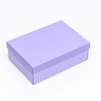 Коробка подарочная складная, упаковка, &laquo;Лавандовая&raquo;, 21 х 15 х 7 см