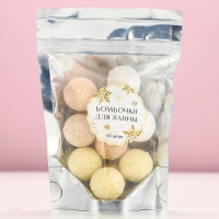 Подарочный набор косметики новогодний, бомбочки для ванны, 10 х 10 г, аромат ванили и шоколада, Новый Год Подарочный набор косметики новогодний, бомбочки для ванны, 10 х 10 г, аромат ванили и шоколада, Новый Год