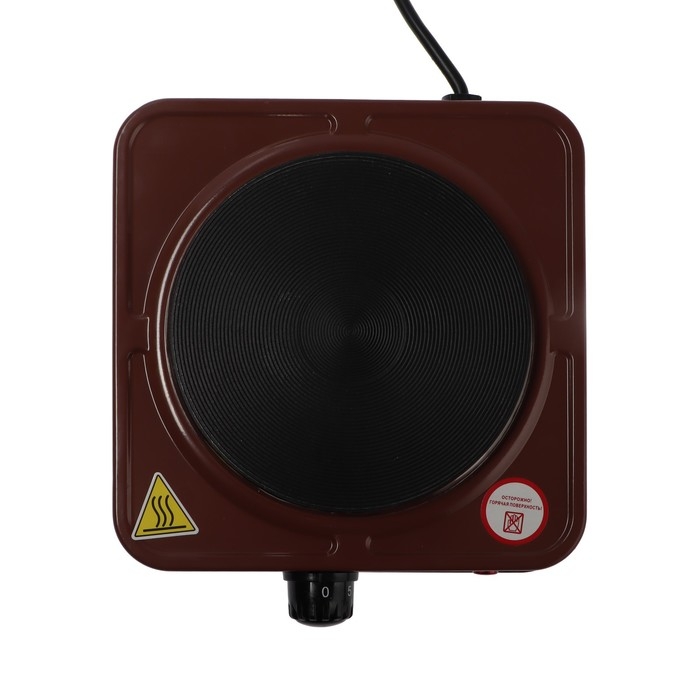 Плитка электрическая Плитка электрическая "Матрёна" МА-061, 1000 Вт, 1 конфорка, коричневая