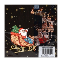 Новогодние салфетки бумажные Home Collection «Новогодний кортеж», 3 слоя, 33х33, 20 шт. Новогодние салфетки бумажные Home Collection «Новогодний кортеж», 3 слоя, 33х33, 20 шт.