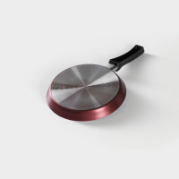 Сковорода блинная &laquo;Хит&raquo;, d=18 см, пластиковая ручка, антипригарное покрытие, цвет чёрный