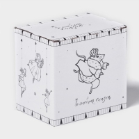 Новогодняя кружка для чая Доляна «Волшебная сказка», 330 мл, фарфор, цвет белый Новогодняя кружка для чая Доляна «Волшебная сказка», 330 мл, фарфор, цвет белый