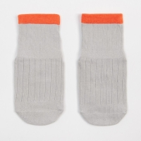 Носки детские MINAKU со стоперами цв.серый, р-р 12 см