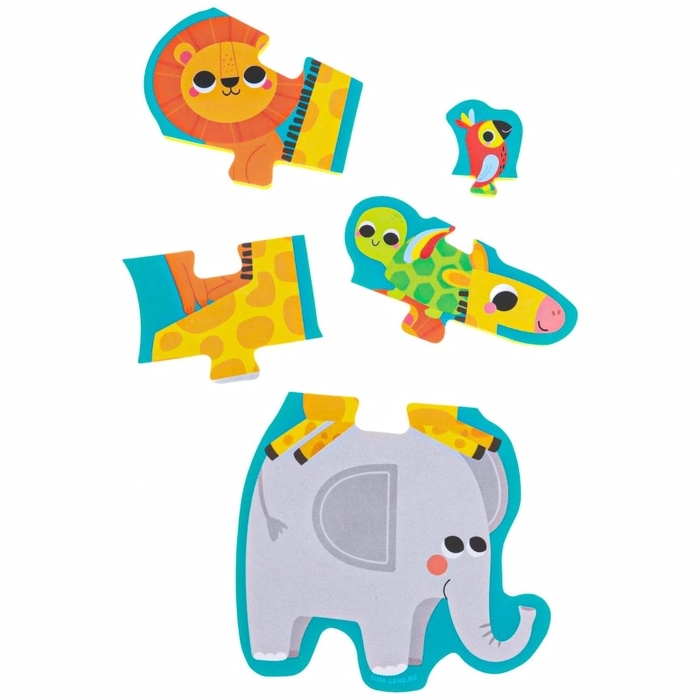 Мягкий пазл для малышей &laquo;Пирамидка: Африка&raquo;, 5 деталей, Крошка Я