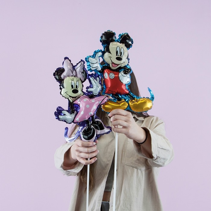 Шар фольгированный 17" &laquo;Минни Маус&raquo;, с клапаном, мини-фигура