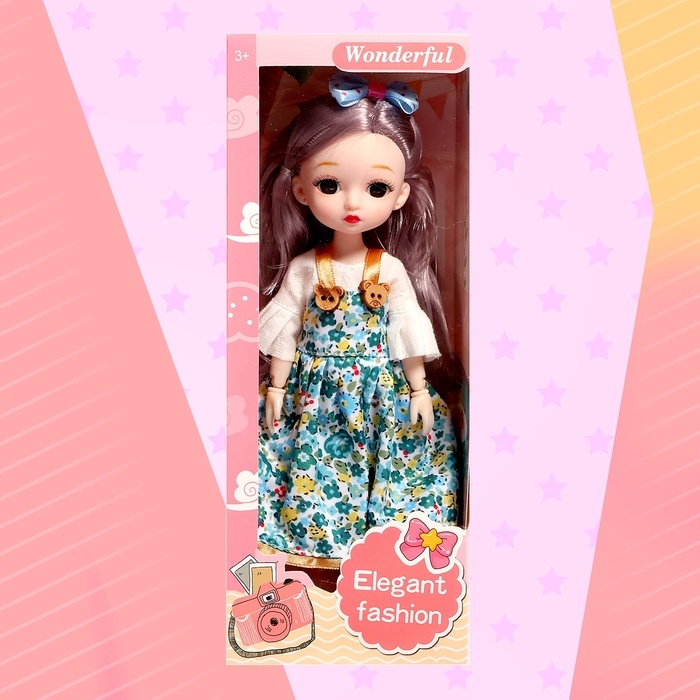 Кукла шарнирная &laquo;Цветочный стиль&raquo;, МИКС