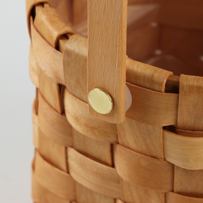 Корзина плетеная, 13 х 11/23 см, секвойя