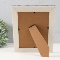 Фоторамка пластик 13х18 см "Плетение" тёмно-серая с полосатой обводкой 22,7х17,7х1 см Фоторамка пластик 13х18 см "Плетение" тёмно-серая с полосатой обводкой 22,7х17,7х1 см