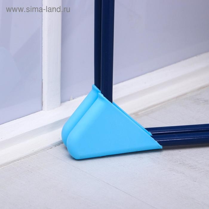 Качели детские напольные &laquo;Ветерок&raquo;, цвет синий,рисунок МИКС