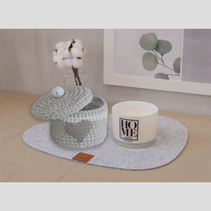 Трикотажная пряжа вторичная 90% хлопок,10% п/э, 100м/450&plusmn;50 гр (светлый графит) МИКС