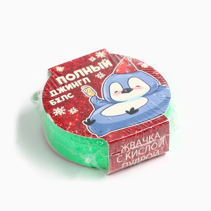 Новый год! Жевательная резинка с кислой пудрой &laquo;Полный джингл бэлс&raquo;, 15 г