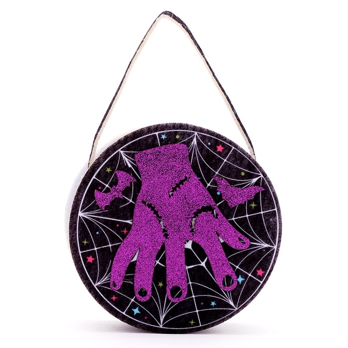 Карнавальный набор &laquo;Маленькая злодейка&raquo;: платье, ободок с косичками, гольфы, сумка, рост 116-122 см