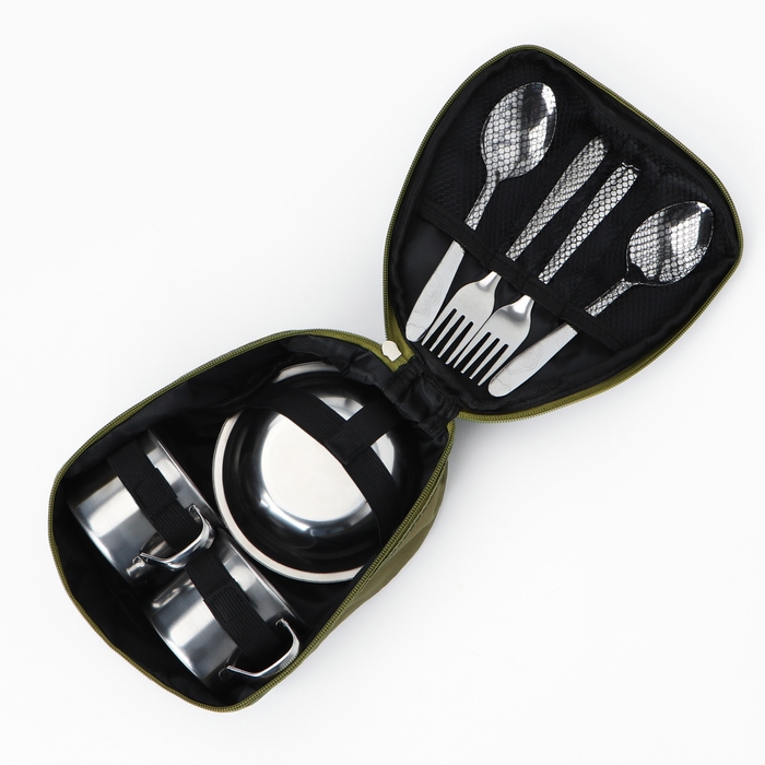 Набор посуды для пикника &laquo;Первый во всем&raquo;, 8 предметов