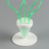 Набор &laquo;ВОЛНА&raquo;, палочка+держатель+подставка, набор 5 шт., зелёный