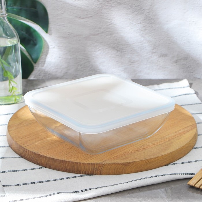 Форма для запекания и выпечки с крышкой квадратная, 20&times;7 см