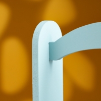 Кашпо - ящик деревянный 13,5х13,5х30 см Серо-голубой Кашпо - ящик деревянный 13,5х13,5х30 см Серо-голубой