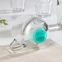 Кружка стеклянная &laquo;Грамине&raquo;, 300 мл, цвет МИКС