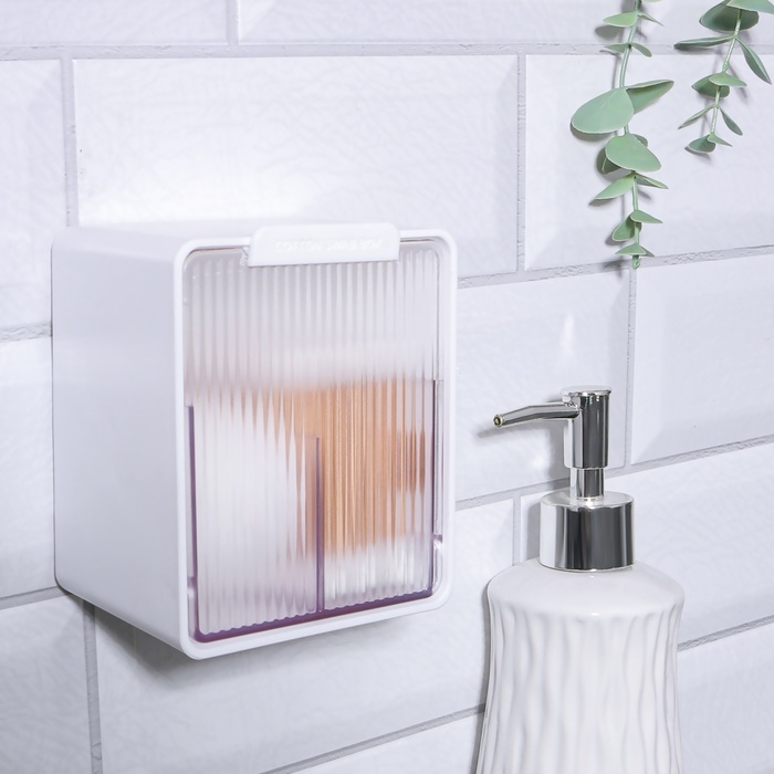 Органайзер для хранения, подвесной, 2 секции, 9,2 &times; 7 &times; 10,7 см, цвет МИКС