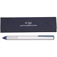 Ручка шариковая PF One, серебристая с синим Ручка шариковая PF One, серебристая с синим