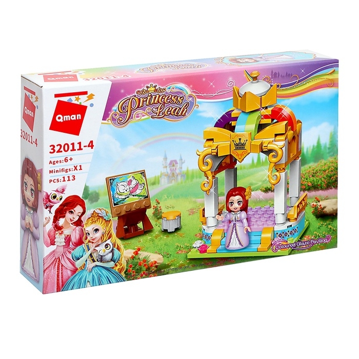 Конструктор для девочек «Принцессы. Беседка», 113 деталей Конструктор для девочек «Принцессы. Беседка», 113 деталей