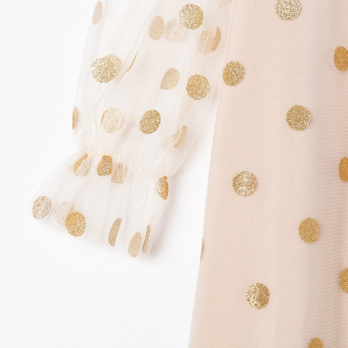 Платье детское KAFTAN горошек, рост 98-104 см