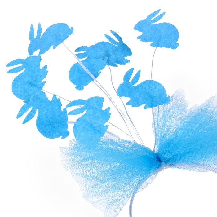 Карнавальный ободок &laquo;Зайки&raquo;, цвета МИКС