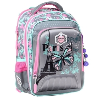 Рюкзак каркасный 39 х 29 х 17 см, серый/бирюзовый ACR22-179-11 Рюкзак каркасный 39 х 29 х 17 см, серый/бирюзовый ACR22-179-11