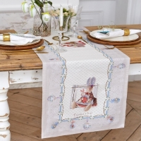 Дорожка на стол &laquo;&laquo;Пасхальные Тильды&raquo;&raquo; 40х146 см, 100% хл, саржа 190 гр/м2