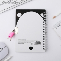 Записная книжка на замочке «Для опПАНДных мылсей», А6, 50 листов . Записная книжка на замочке «Для опПАНДных мылсей», А6, 50 листов .