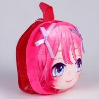 Рюкзак детский для девочки &laquo;Аниме&raquo;, плюшевый, цвет розовый