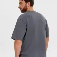 Джемпер с коротким рукавом Siluetti Volumica, серый, размер M/L