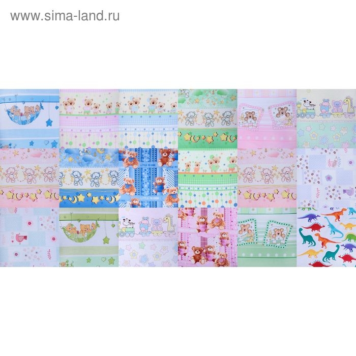 Матрас беспружинный &laquo;ЛЕЖЕБОКА&raquo; , 119х59х9см, цвет МИКС