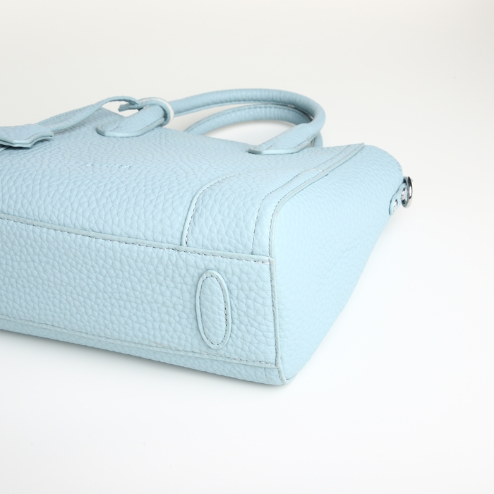 Сумка женская на молнии, TEXTURA, маленький размер, цвет голубой