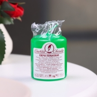 Свеча - цилиндр, 4х5см, 7 ч, 47 г, зеленая