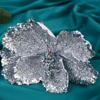 Декор "Снежный цветок" 16х20 см, серебро Декор "Снежный цветок" 16х20 см, серебро