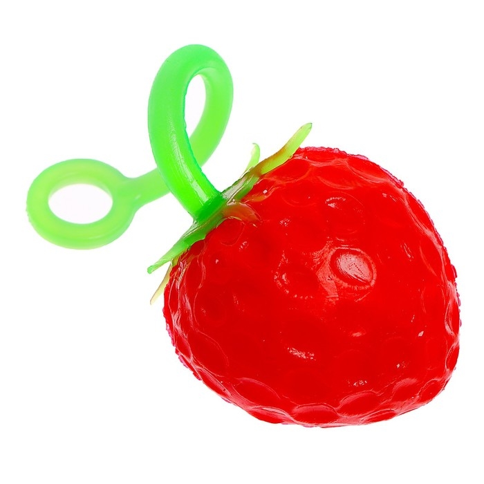 Мялка &laquo;Ягодка&raquo; на резинке, с гидрогелем