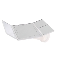 Зеркало Luazon KZ-07, подсветка, 30×18×7 см, 22 диода, 4хААА, (не в комплекте), белое Зеркало Luazon KZ-07, подсветка, 30×18×7 см, 22 диода, 4хААА, (не в комплекте), белое