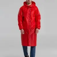 Дождевик со светоотражающими элементами Rainman Blink, красный, размер S