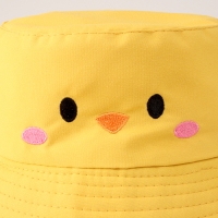 Панама детская для девочки &laquo;Цыпа&raquo;, цвет жёлтый, р-р 48-50