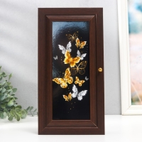 Ключница  "Стайка" 16х31 см венге МИКС