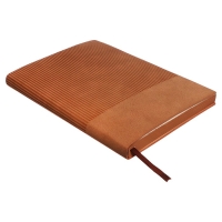 Ежедневник недатированный А5, 80 листов, линия, обложка кожзам лайт, Коричневый Ежедневник недатированный А5, 80 листов, линия, обложка кожзам лайт, Коричневый