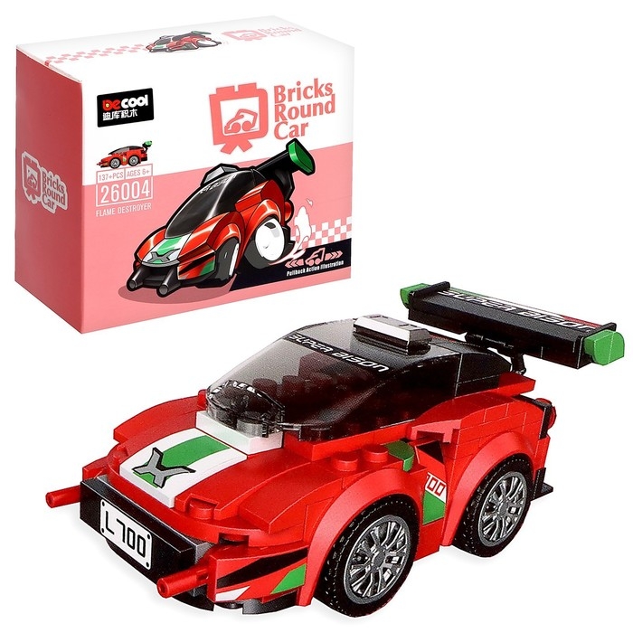 Конструктор инерционный «Спорткар», 137 деталей Конструктор инерционный «Спорткар», 137 деталей