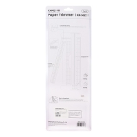 Резак для бумаги роликовый, безопасное лезвие, длина реза 320 мм, в блистере