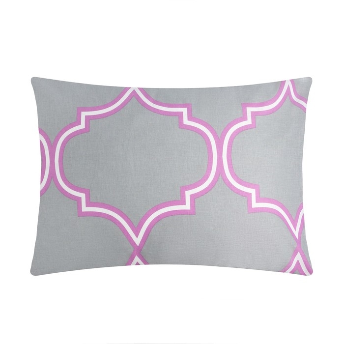 Наволочка &laquo;Этель&raquo;, размер 50х70 см, цвет сиреневый, поплин