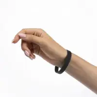 Силиконовый браслет Valley, черный