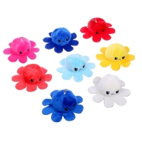 Мягкая игрушка-трансформер «Осьминог-перевёртыш», 12 см, на брелоке, цвета МИКС Мягкая игрушка-трансформер «Осьминог-перевёртыш», 12 см, на брелоке, цвета МИКС