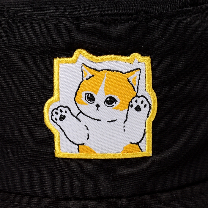 Панама детская &laquo;Кот&raquo;, цвет чёрный, р-р 54